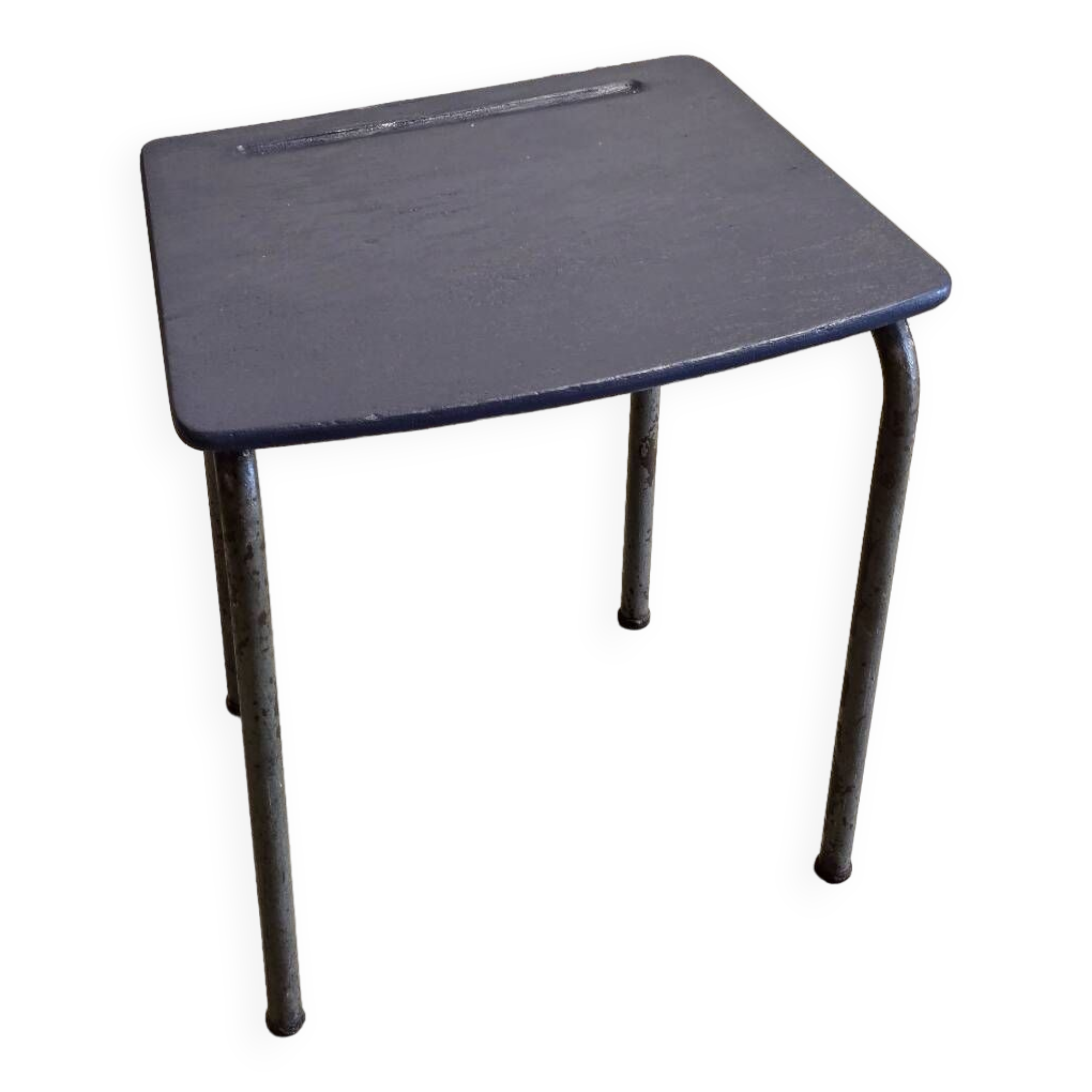 Children's desk with blue painted top