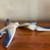Pair of ceramic seagulls