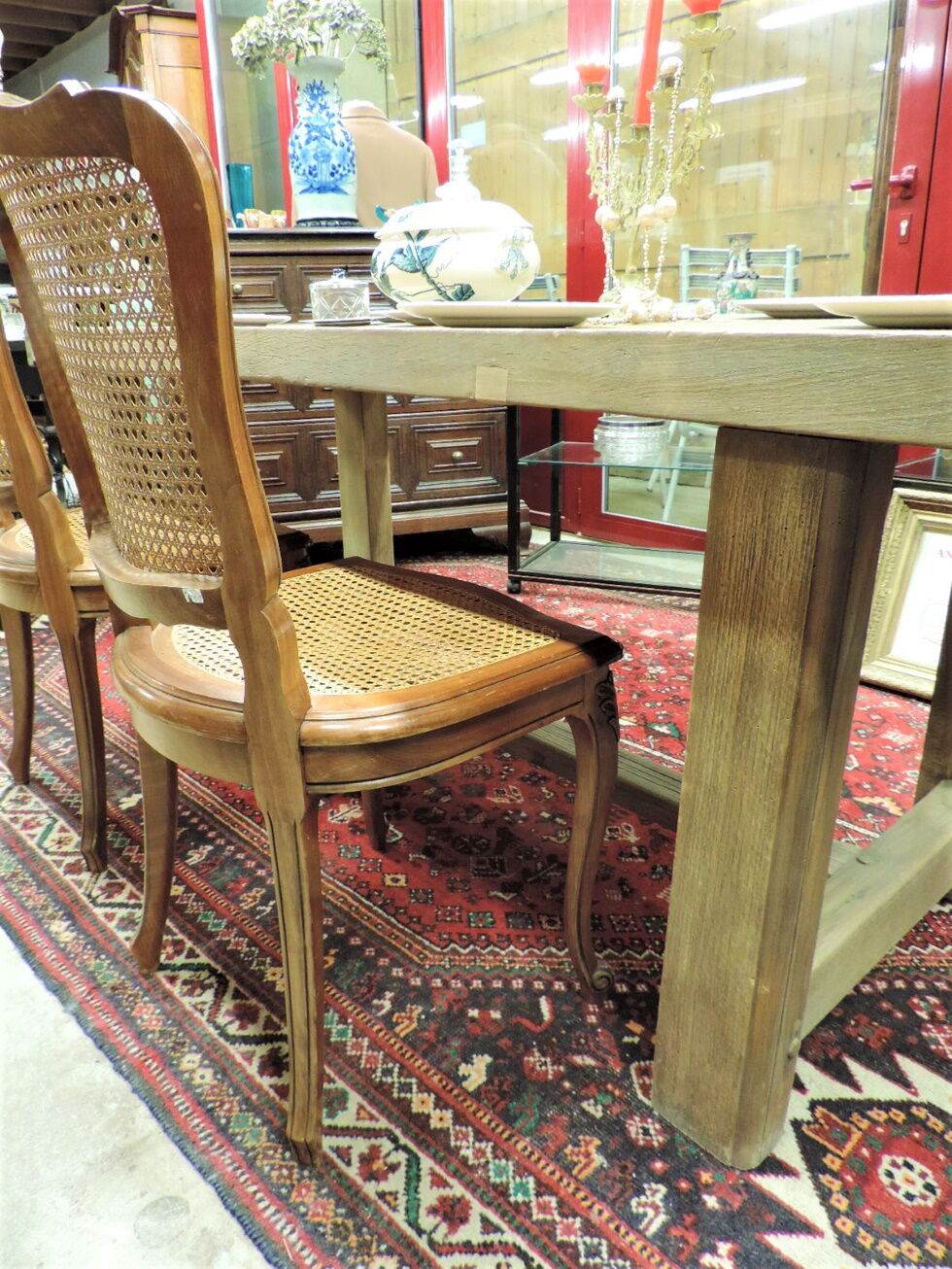 19th century beech farm table