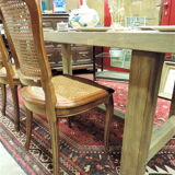 19th century beech farm table