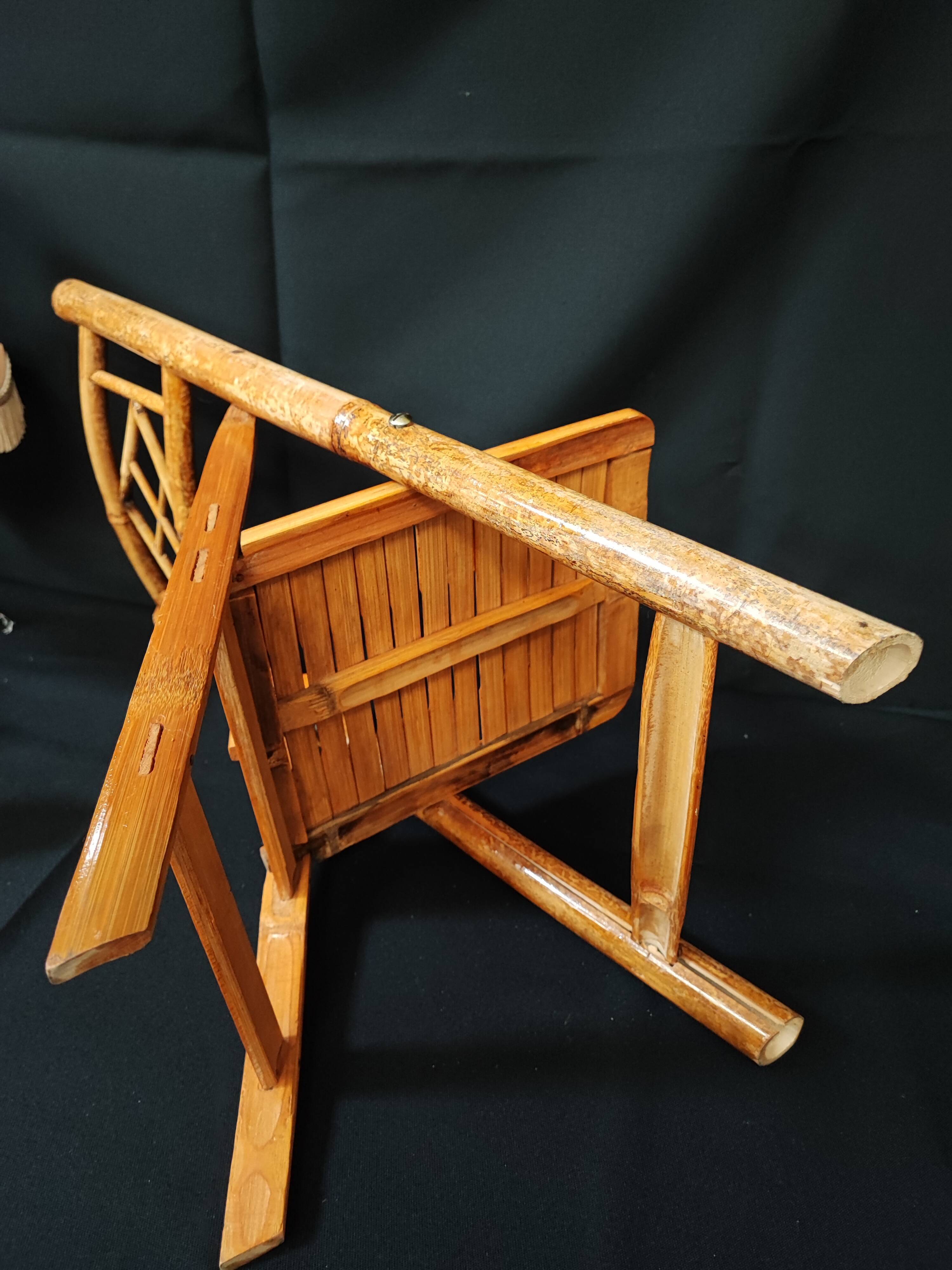 Folding bamboo chair for children