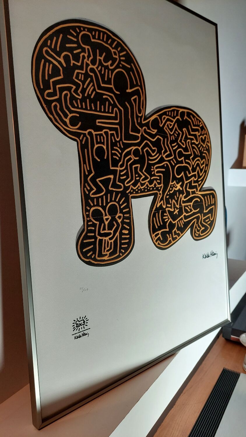 Vintage Keith Haring screen print