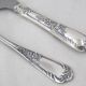Ercuis Louis XV floral 5-piece service, ragout, fish, cake silver-plated metal