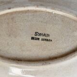 Antique oval ironstone dish – Somain – Sorbier model
