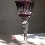 6 verres Baccarat Modèle Piccadilly en cristal doublé de couleurs