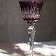 6 Baccarat glasses Piccadilly Model in colored crystal