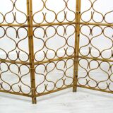 Bamboo and Rattan Room Divider / Screen, 1970s