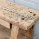 Old pine workbench completely stripped, 1940