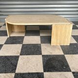 Vintage travertine coffee table