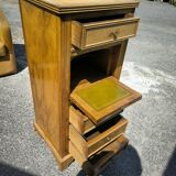 Small 4-sided Louis XVI style walnut cabinet