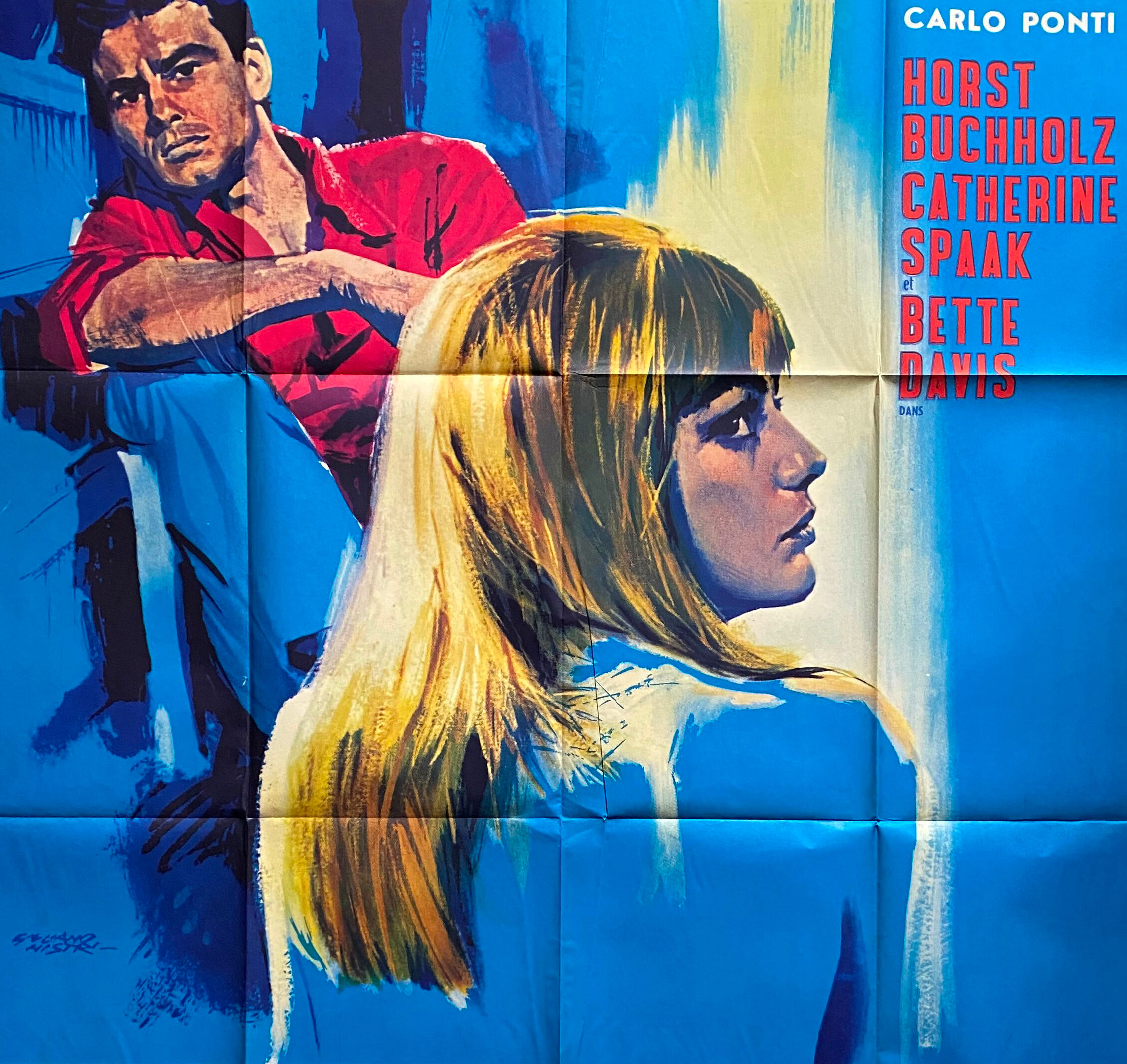 Cinema poster "L'Ennui" Catherine Spaak 120x160cm 1963