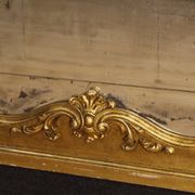 Italian gilded mirror made of wood and plaster 119x117cm