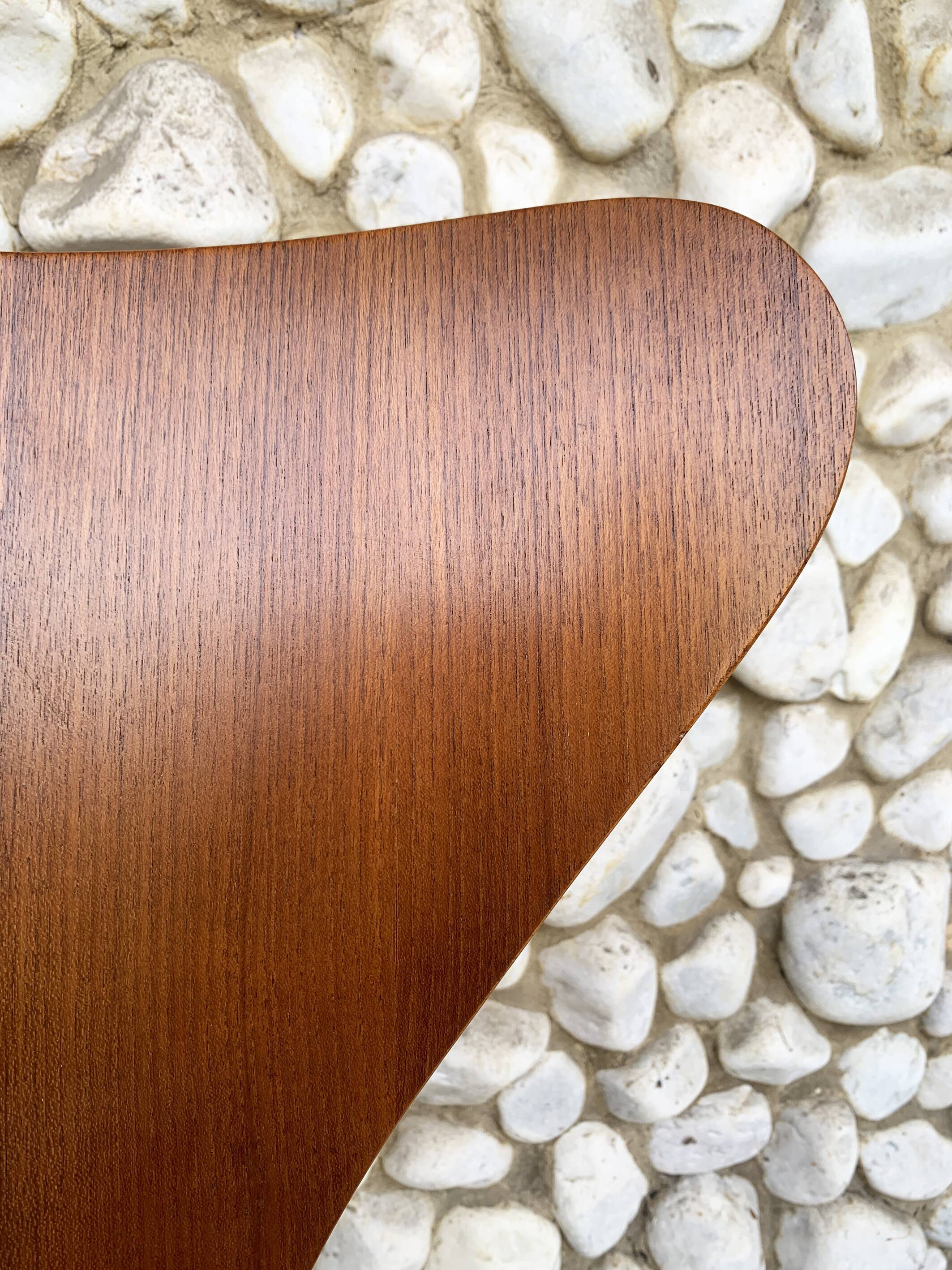 Teak 3107 butterfly chair Arne Jacobsen for Fritz Hansen, Teak 1965