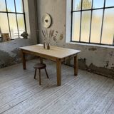 Solid oak farmhouse table 180 cm