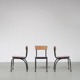 1950s children chair by Willy van der Meeren for Tubax, Belgium