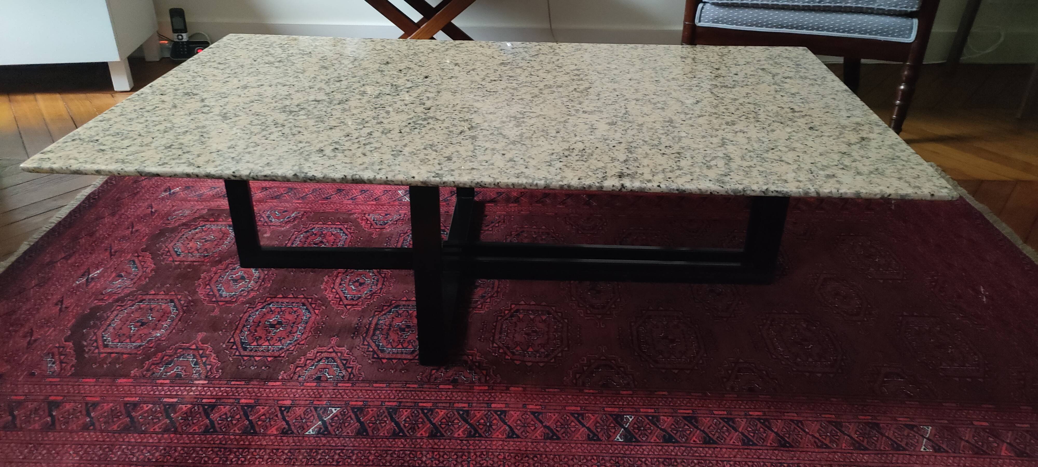 Roche Bobois granite coffee table