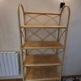 Rattan shelf
