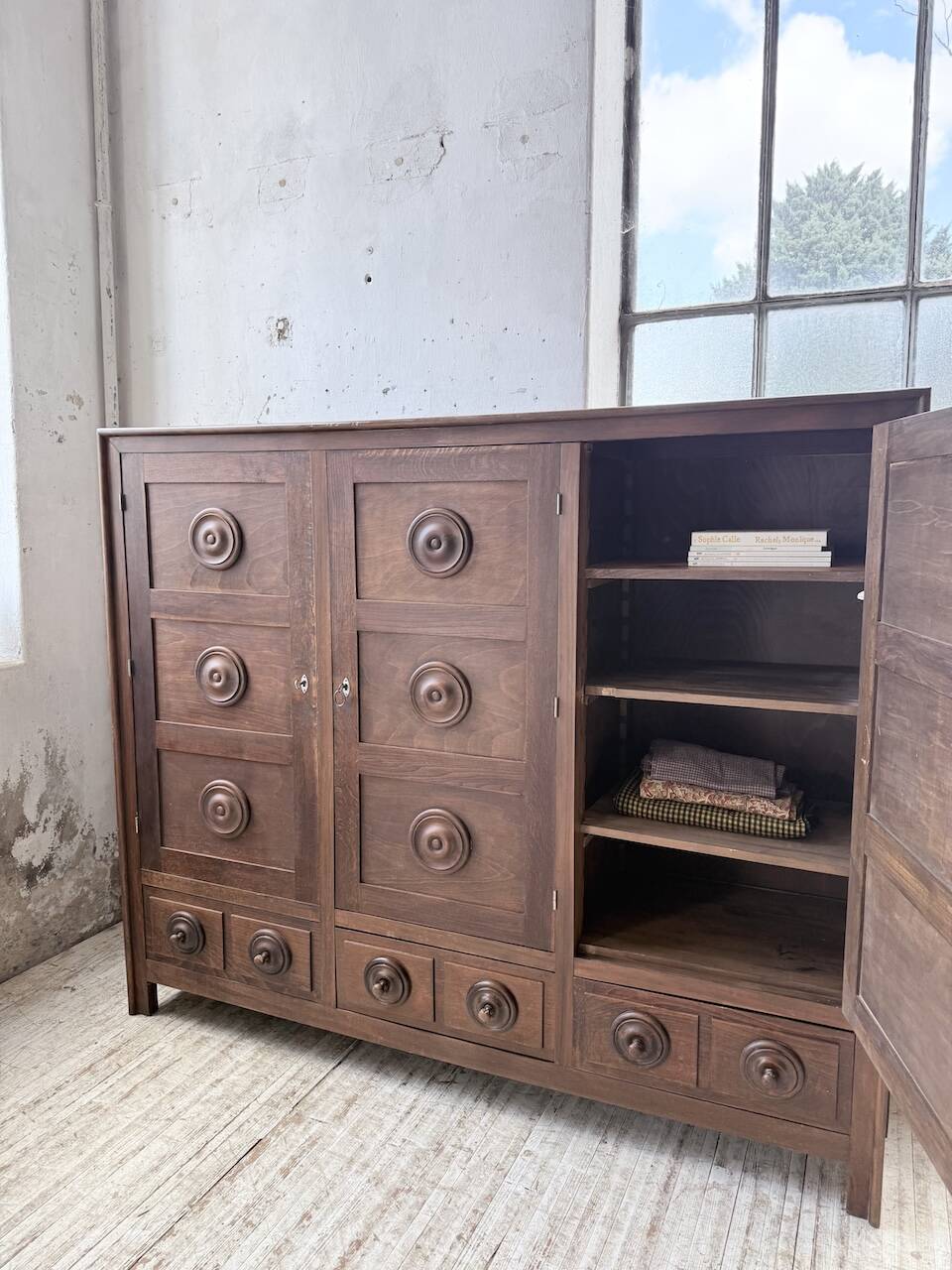 Oak wardrobe "Basque" Dudouyt