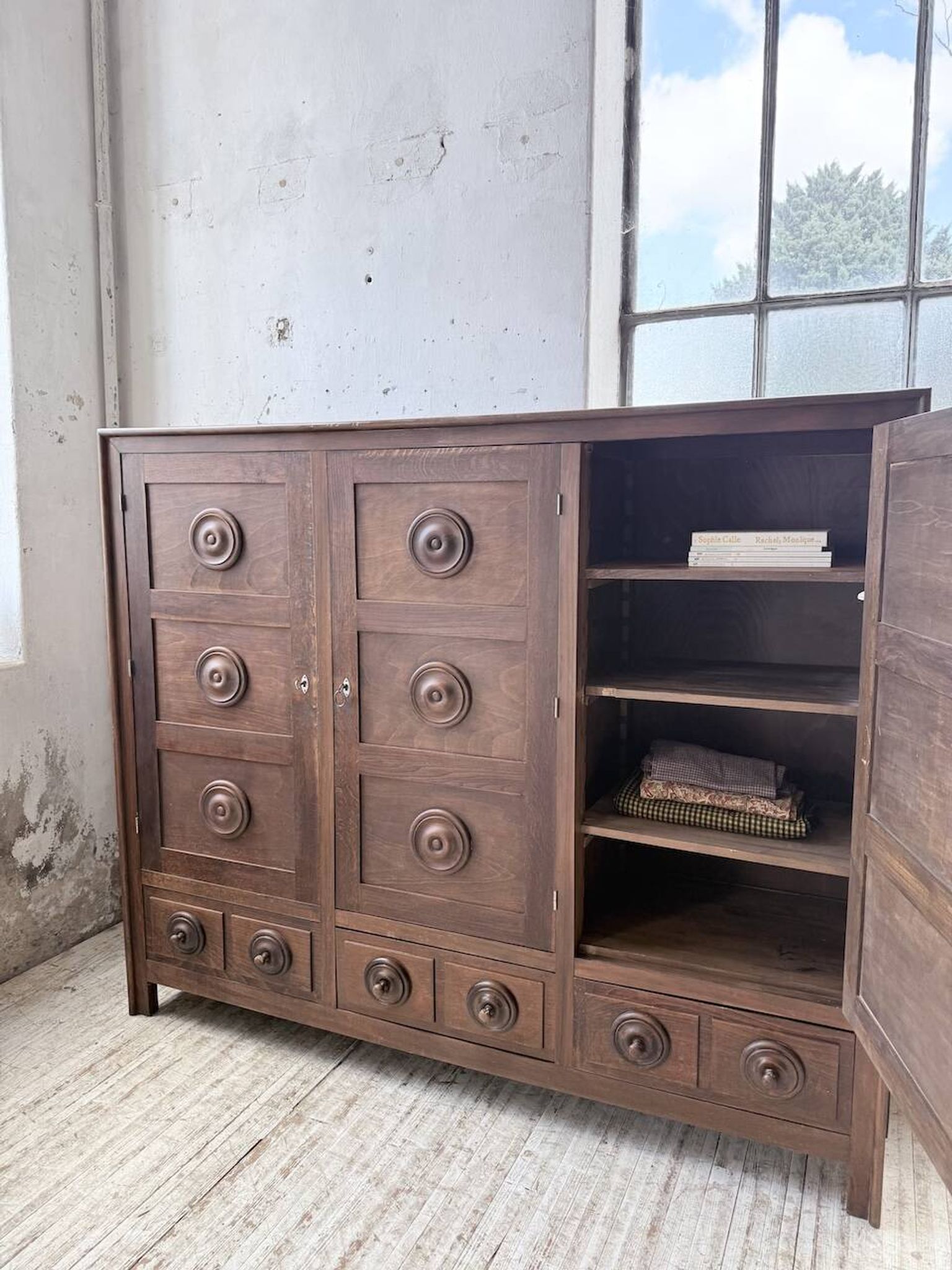 Oak wardrobe "Basque" Dudouyt