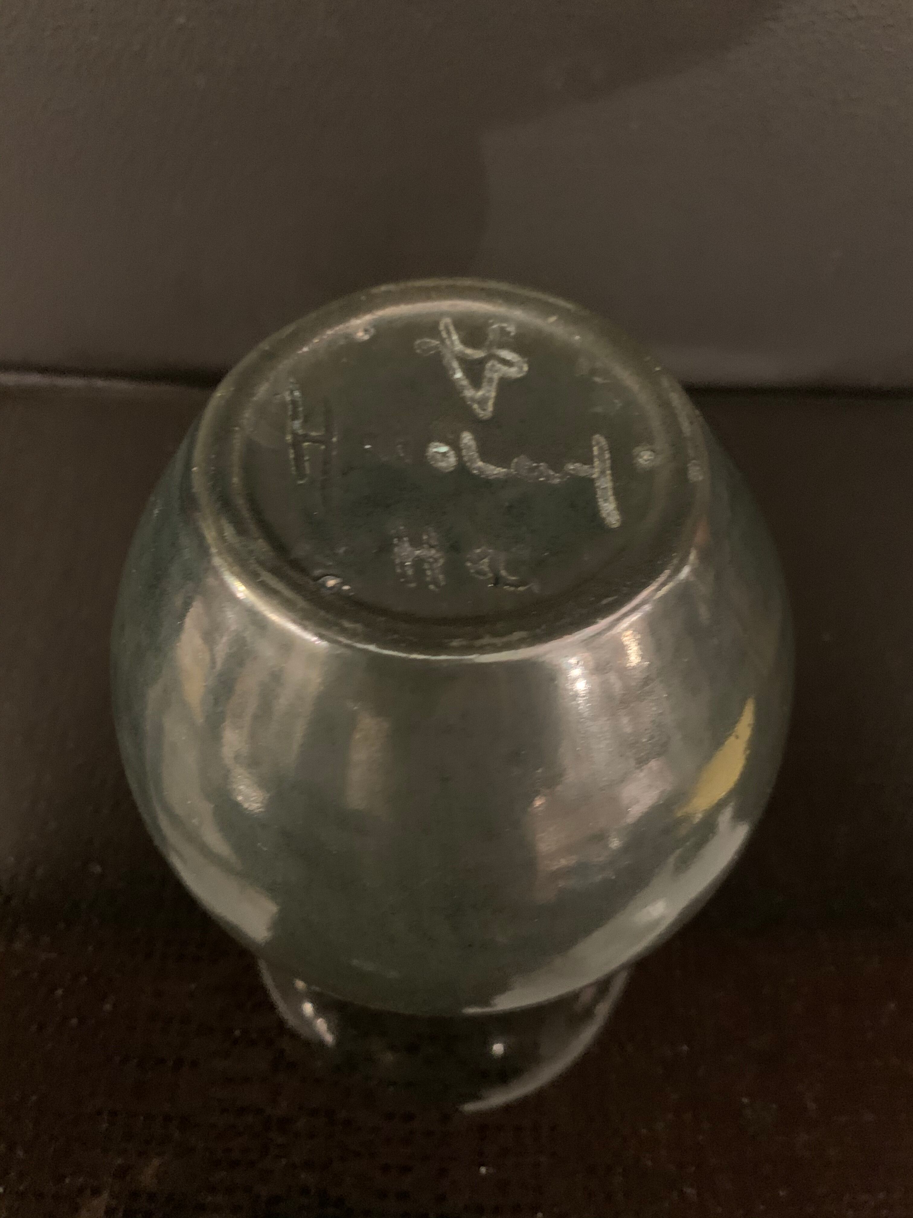 Accolay , ceramic ball vase 1970