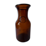 Brown smoked glass decanter