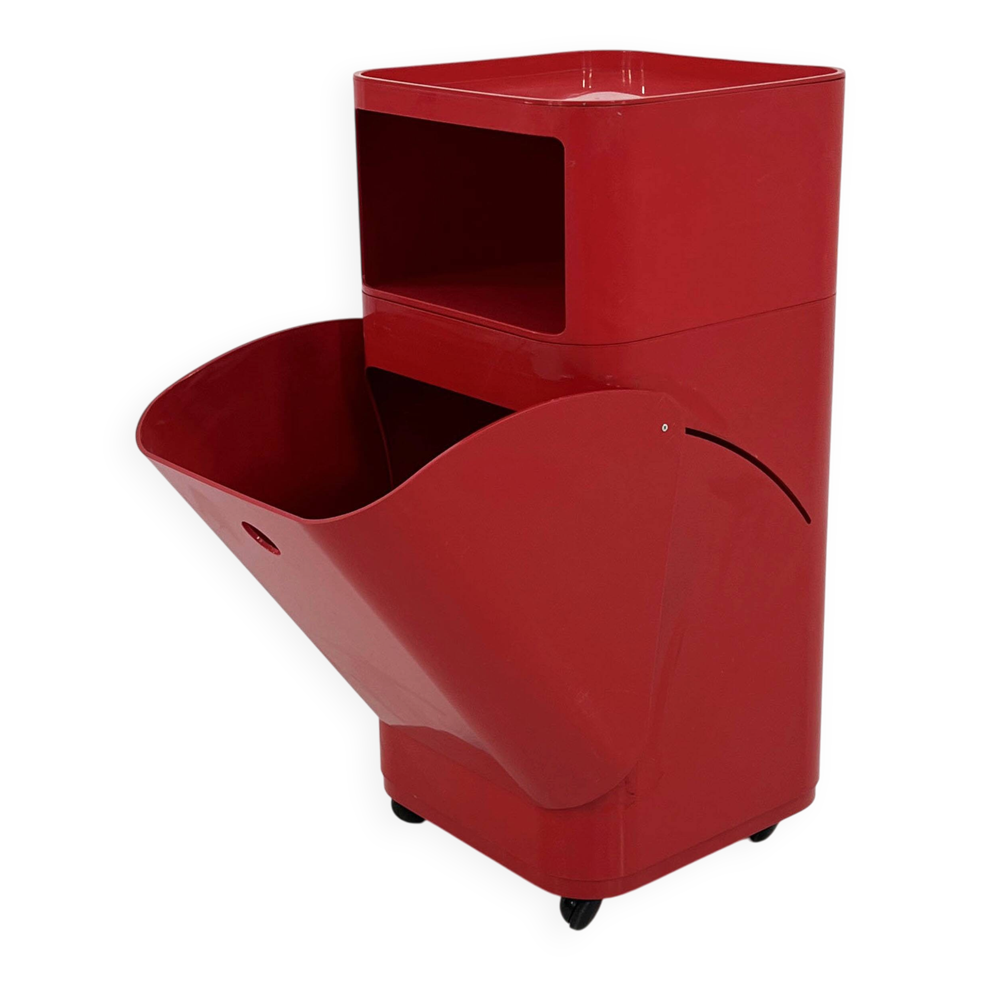 Chest of drawers with laundry basket by Anna Castelli Ferrieri for Kartell 1970