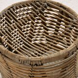 Rattan and bamboo set, set of 2
