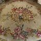 Armchair cabriolet eighteenth period Louis XV tapestry to the point floral decoration