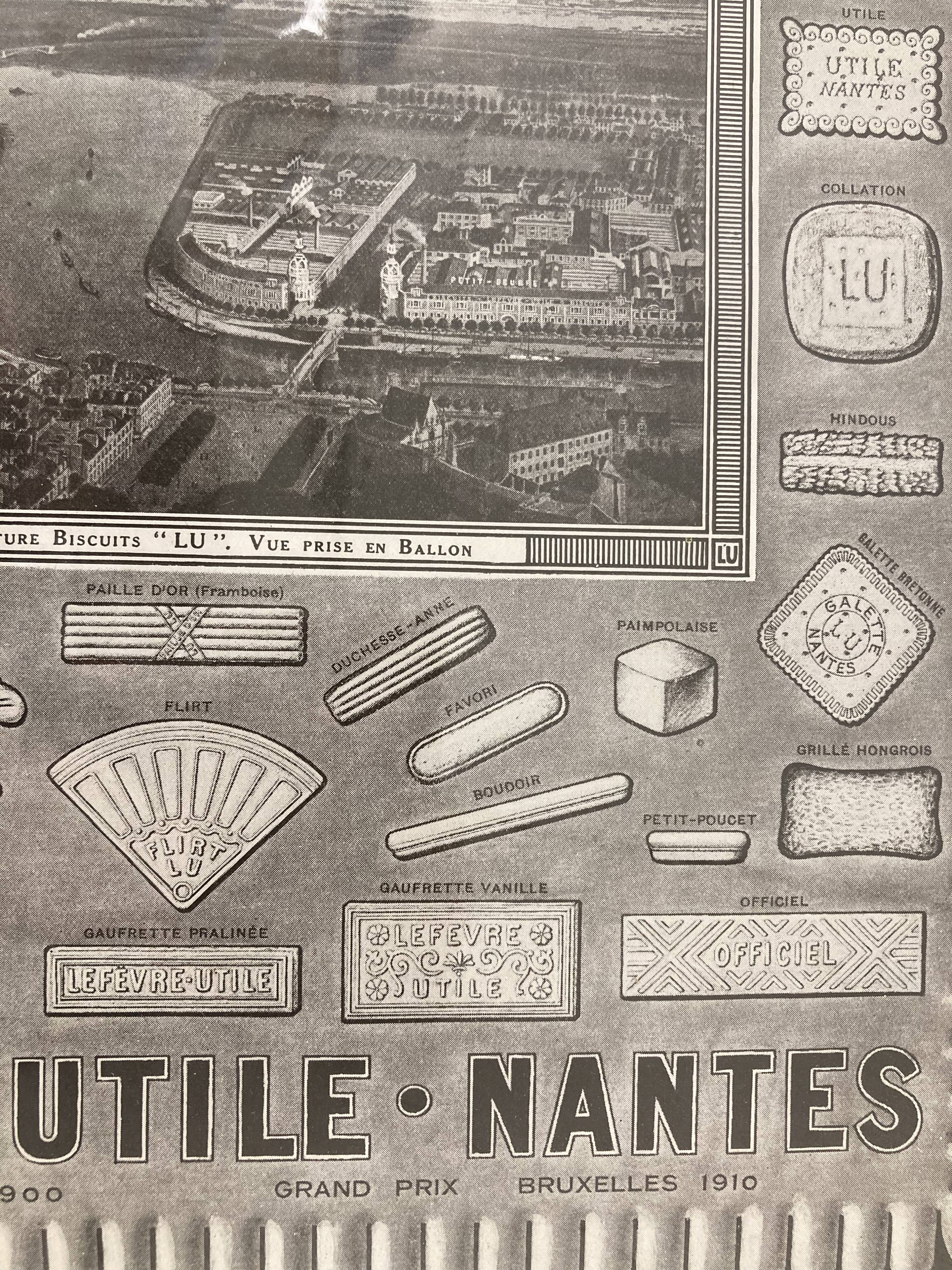 Publicité ancienne Petit-Beurre Lu