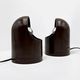 Pair of Space Age Lamps by Siberin Caronno, Italy 1970s