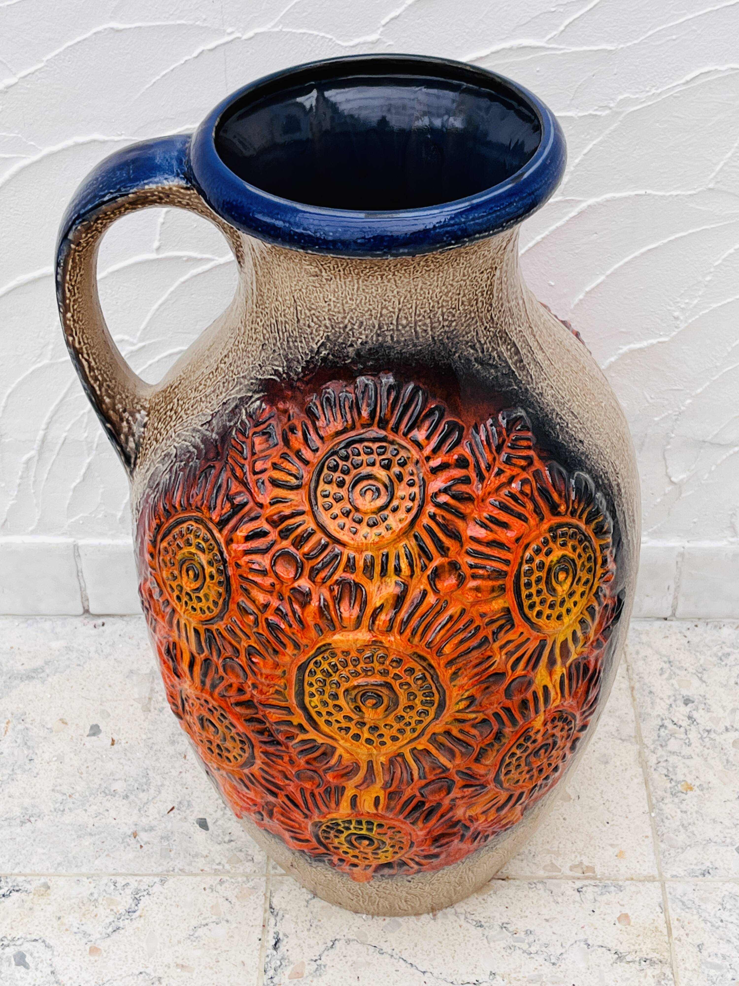 West German floor vase