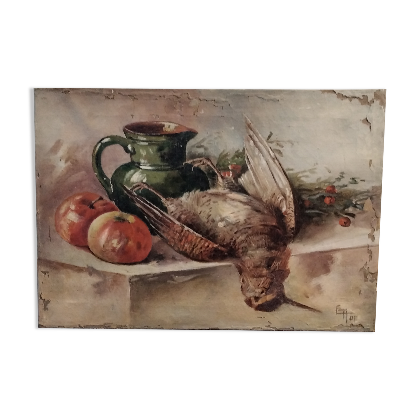 Oil on canvas still life