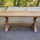 Renovated monastery dining table in solid oak from the 18th century, 200cm.