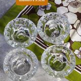 Glass candle holders