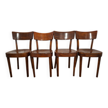 Set of four Czechoslovak chairs from the 1960s
