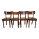 Ensemble de quatre chaises tchécoslovaques des années 1960