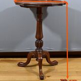 Mahogany Tripod Pedestal Table, Louis Philippe Style – 2nd half of the 19th century