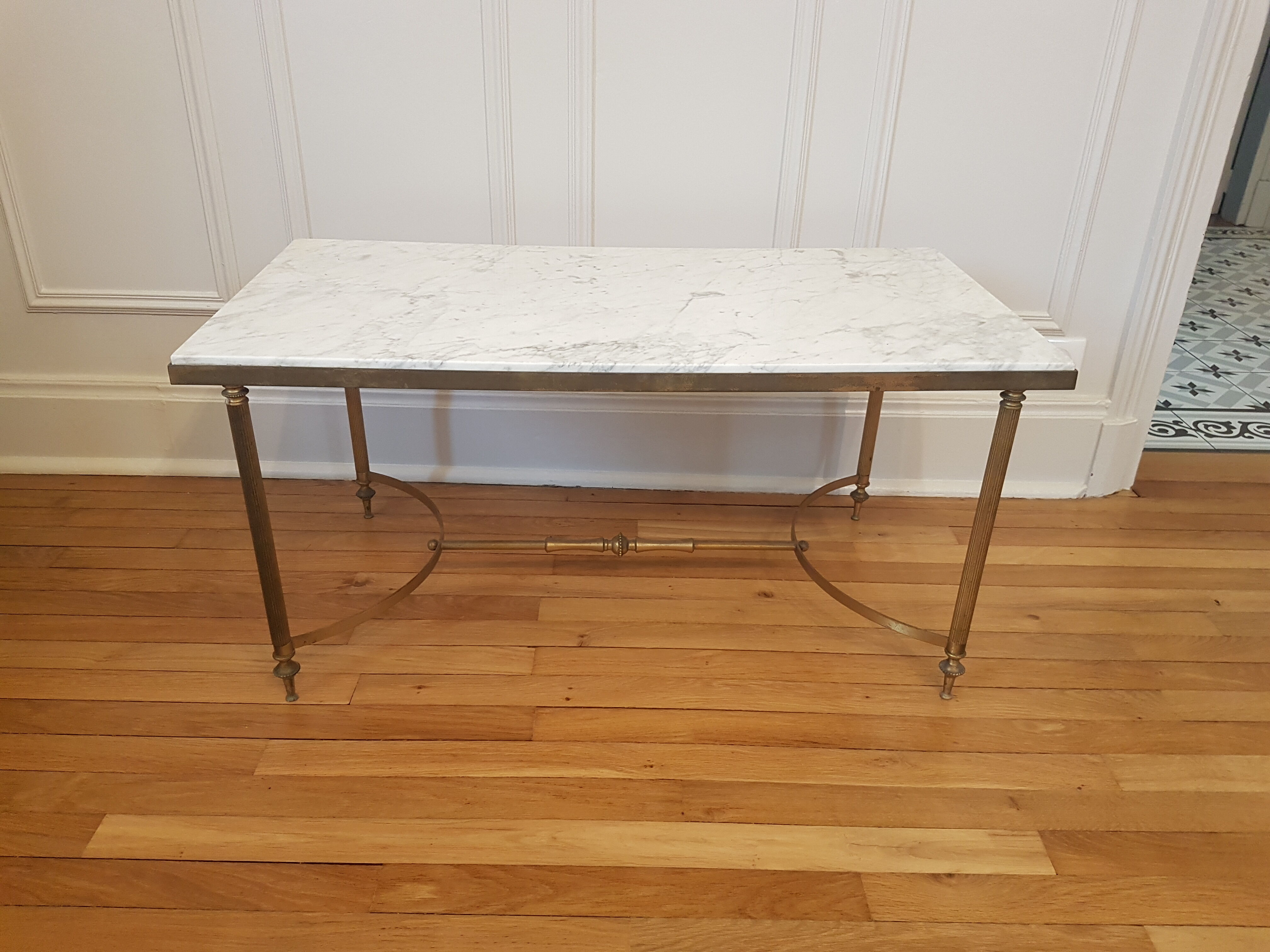 Marble coffee table