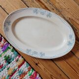 Long Clover Plate from U&C Sarreguemines