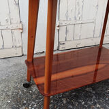 Desserte, TV table, varnished wood, from the 1950s