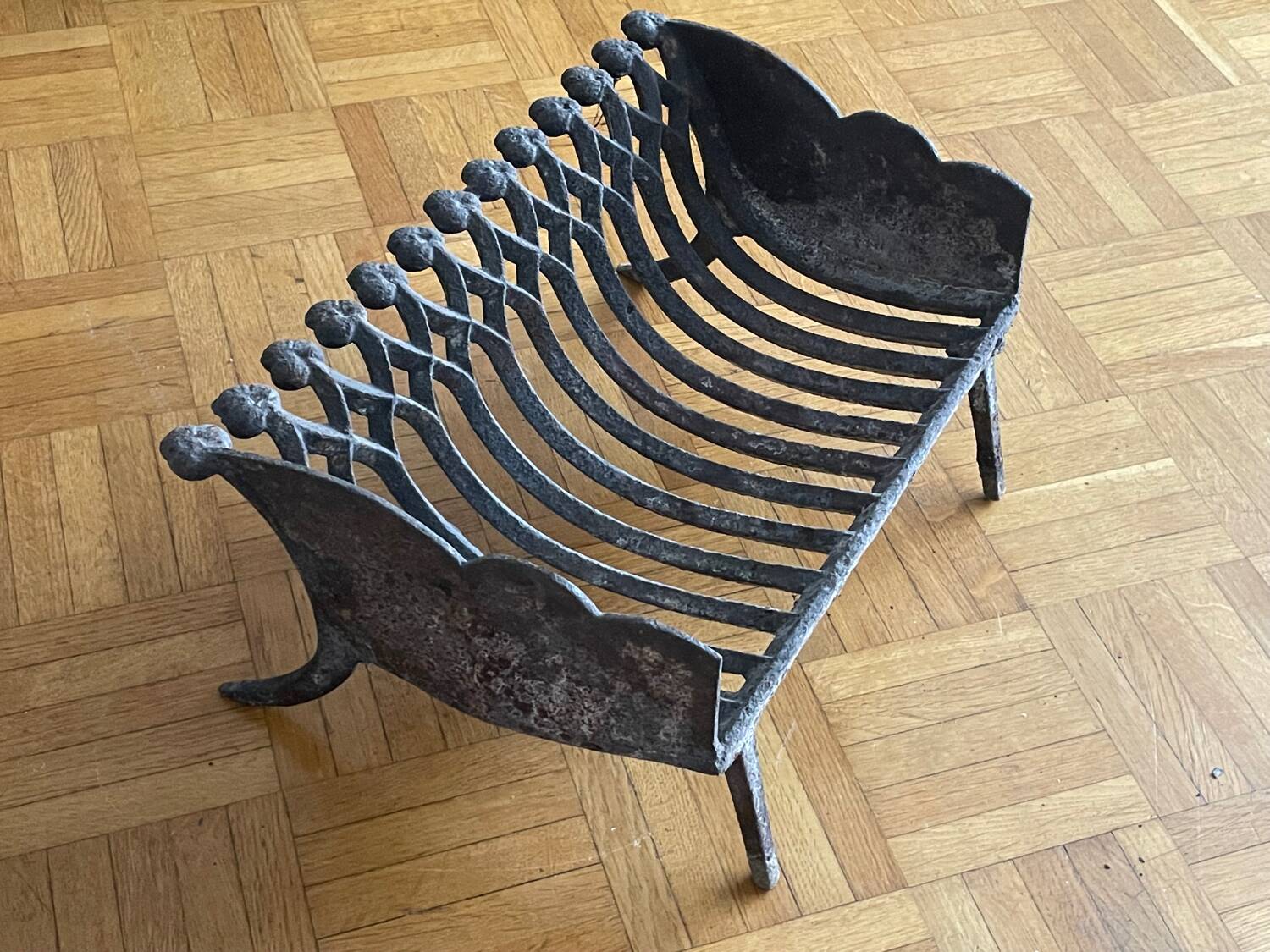 Cast iron fireplace brazier
