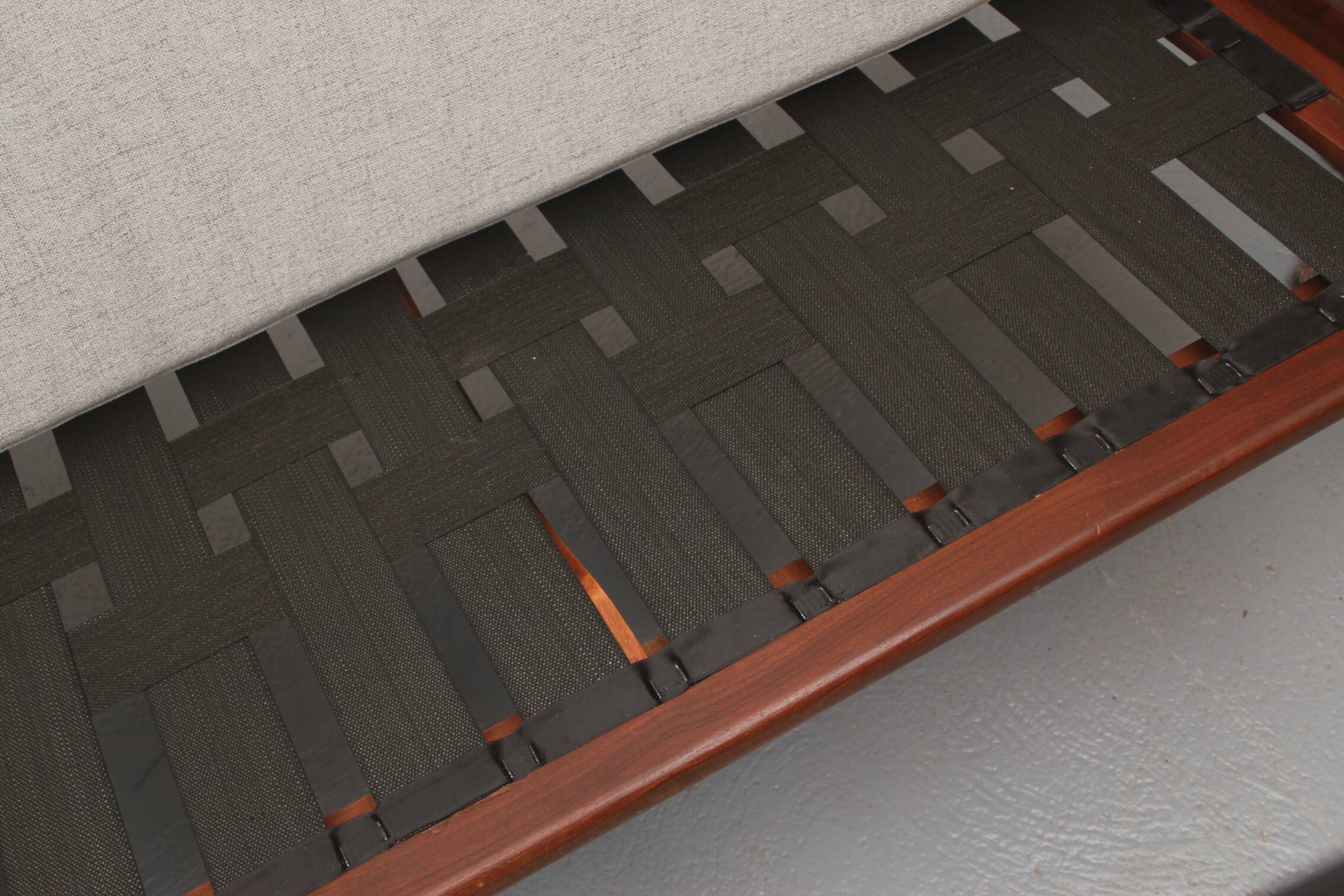 1950s sofa in teak Hartmut Lohmeyer