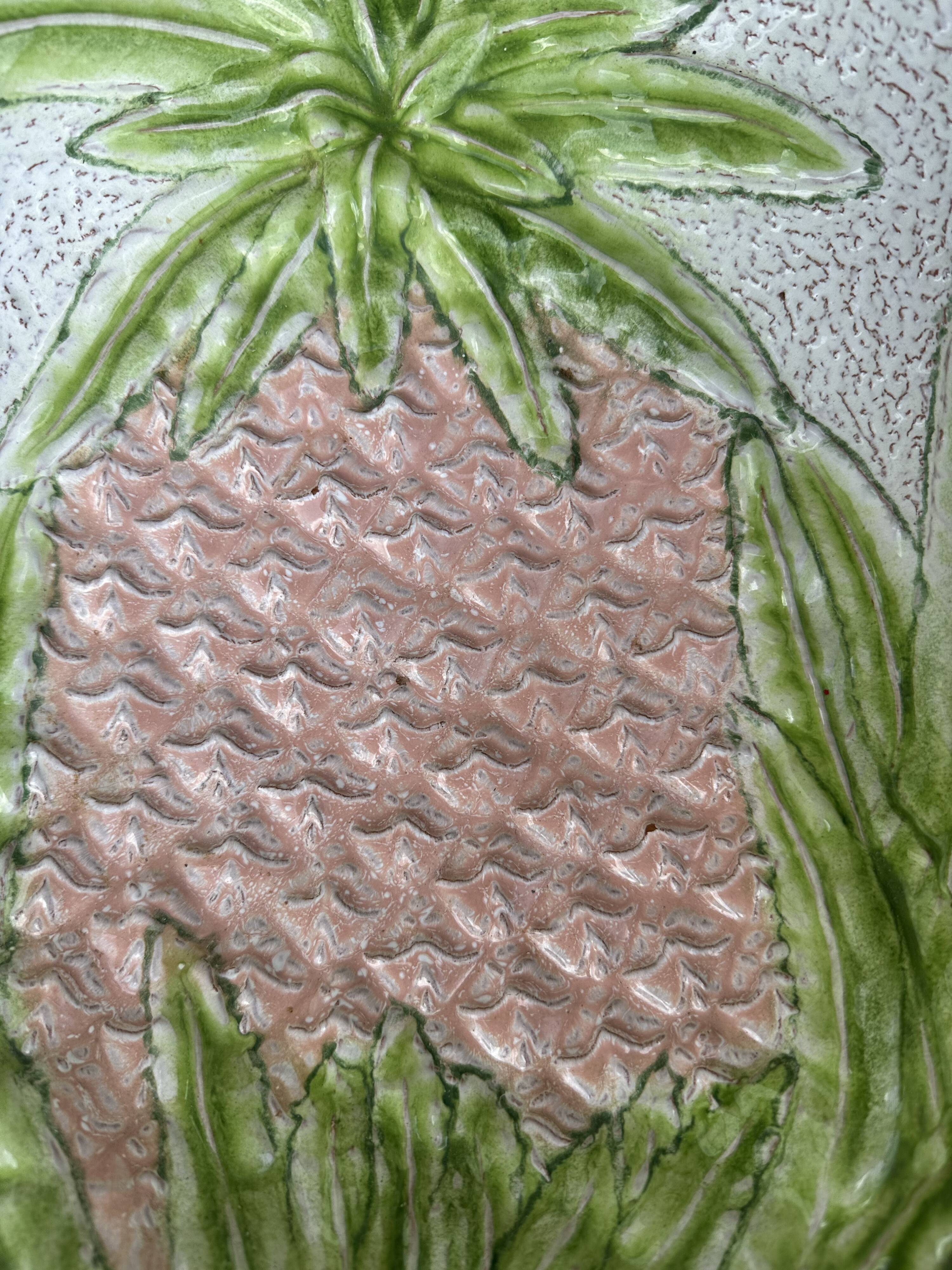 Plat ananas XXL en barbotine