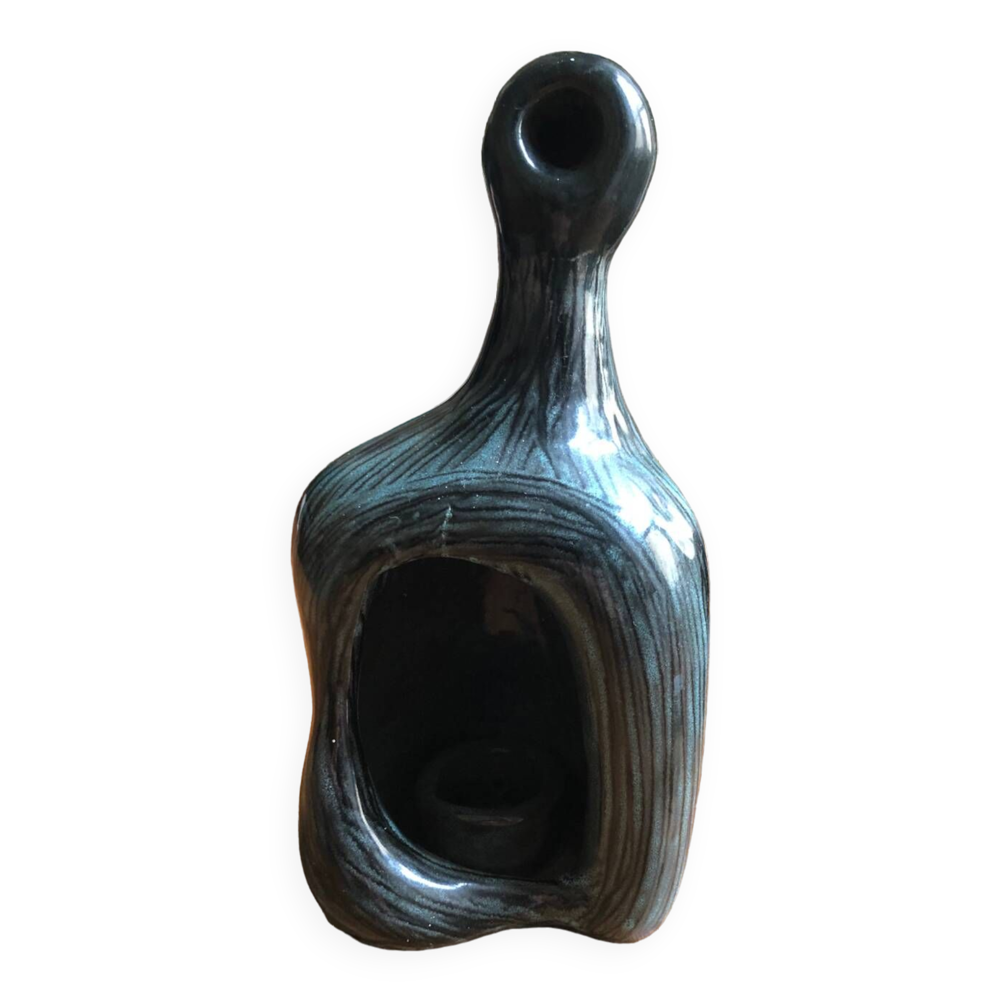 Vintage storm candle holders signed