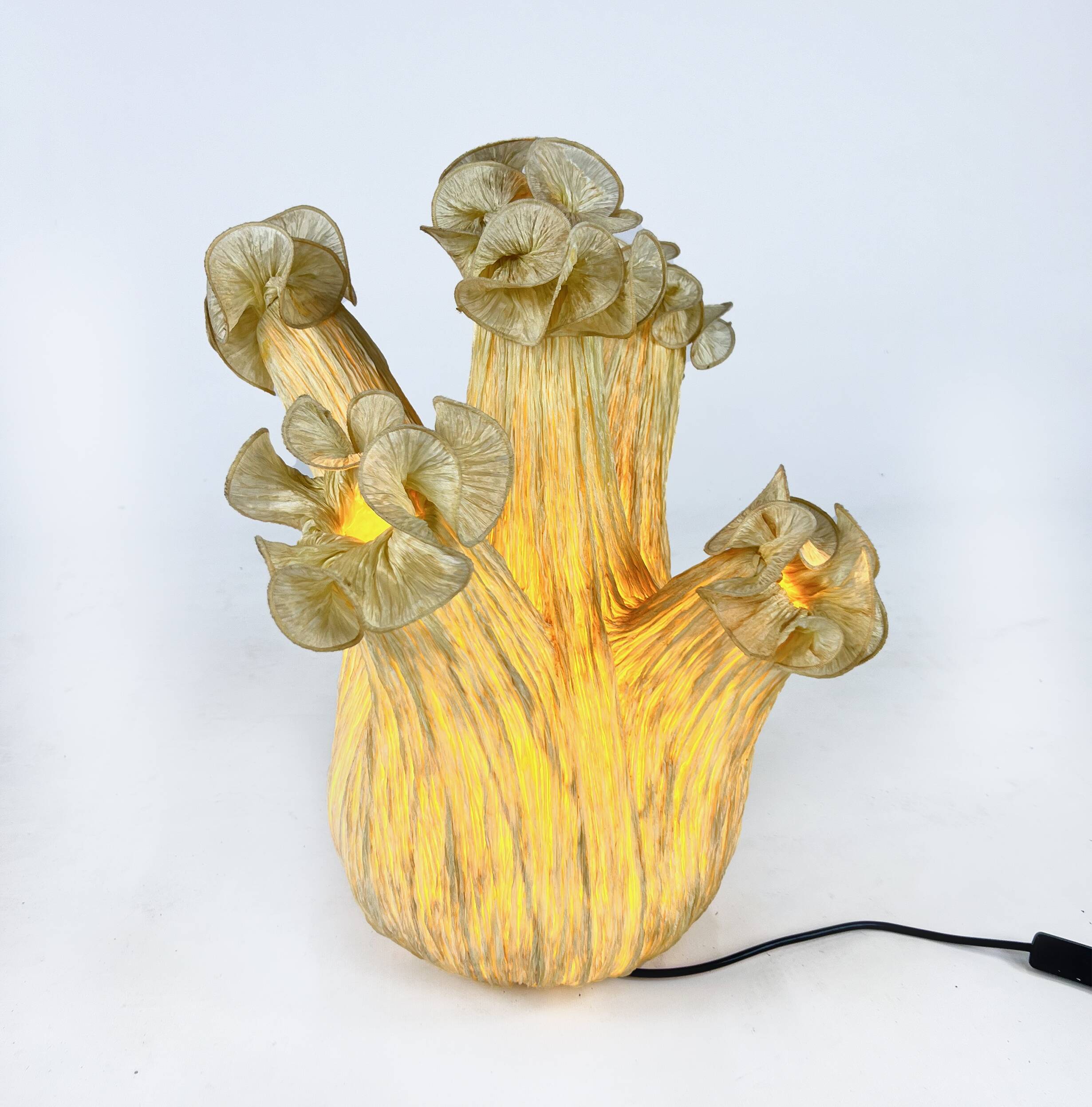 Vintage design organic shaped table lamp, 1980s