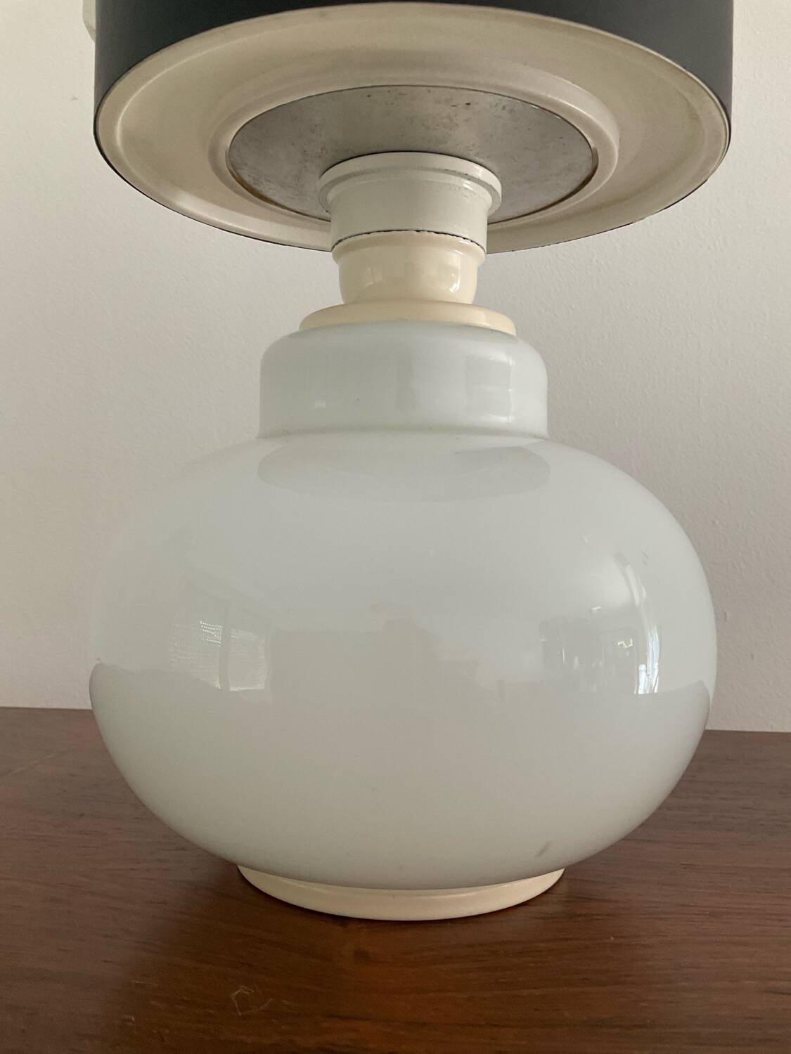 Vintage opaline lamp