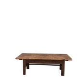 Large antique coffee table made of solid wood.