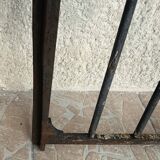 Gothic style wrought iron gate