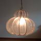 Murano lampe suspendue zucca - soufflé en cage - neuf