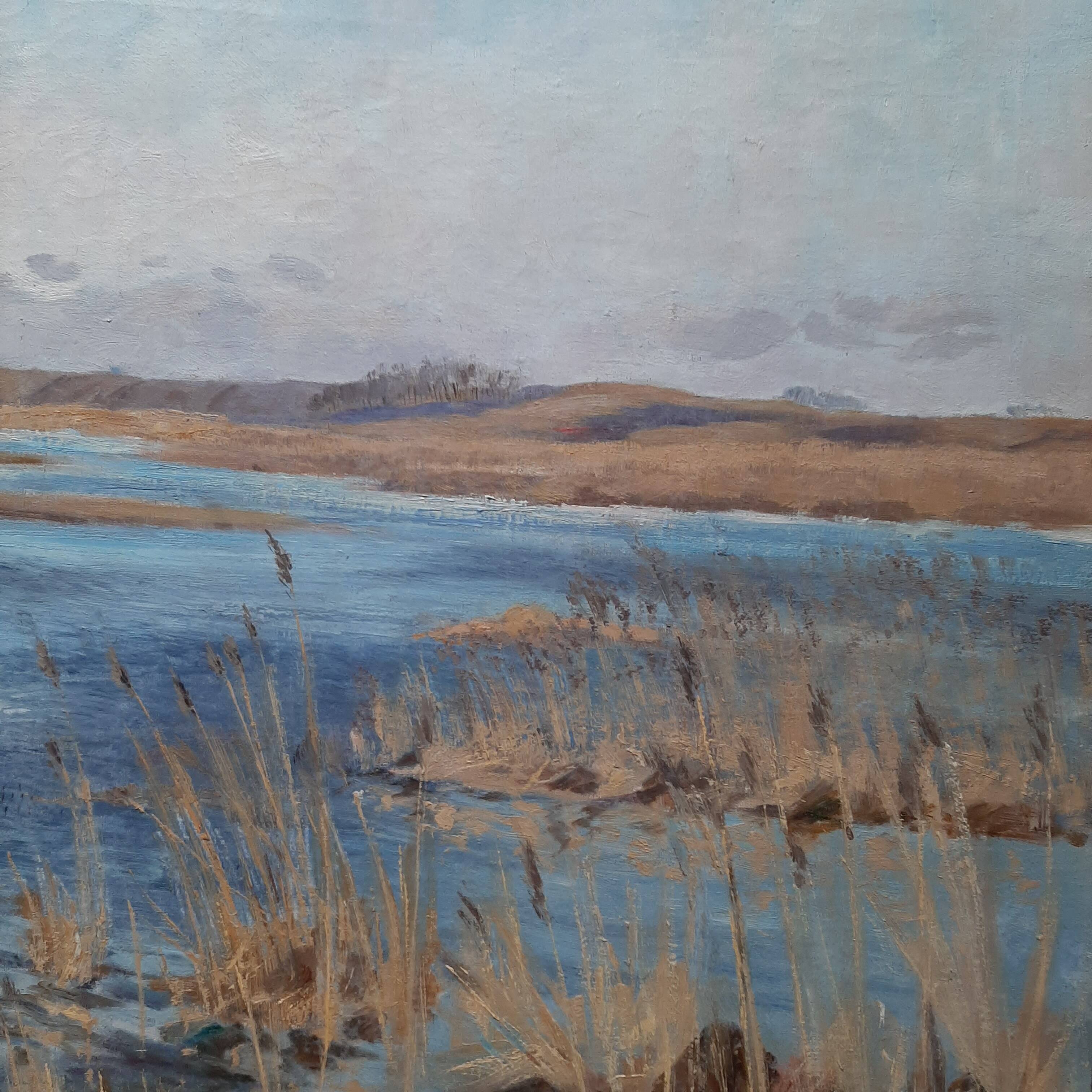 Scandinavian impressionist painting, signed 1922